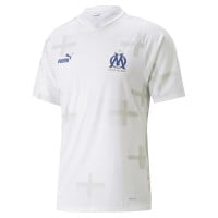 PUMA Olympique Marseille Pre-Match Trainingsshirt 2022-2023 Wit Blauw