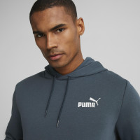 PUMA Essentials+ Tape Fleece Hoodie Blauw Wit Zwart