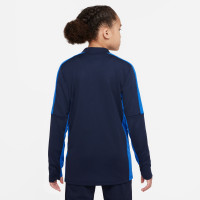 Nike Dri-FIT Academy 23 Trainingstrui 1/4-Zip Kids Donkerblauw Blauw Wit