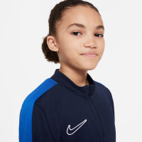 Nike Dri-FIT Academy 23 Trainingstrui 1/4-Zip Kids Donkerblauw Blauw Wit