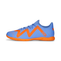 PUMA Future Play Zaalvoetbalschoenen (IN) Blauw Oranje Wit