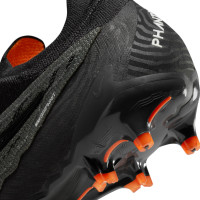 Nike Phantom GX Elite Gras Voetbalschoenen (FG) Zwart Wit Oranje