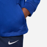 Nike Chelsea Strike Hooded Trainingspak 2022-2023 Kids Kleuters Blauw Donkerblauw Wit