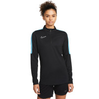 Nike Dri-Fit Academy 23 Trainingspak 1/4-Zip Dames Zwart Lichtblauw Wit
