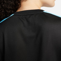 Nike Dri-Fit Academy 23 Trainingsshirt Dames Zwart Lichtblauw Wit