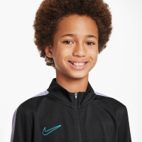 Nike Dri-Fit Academy 23 Trainingspak Full-Zip Kids Zwart Lichtblauw Wit