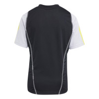 adidas Tiro 23 Competition Voetbalshirt Kids Zwart Grijs Geel