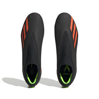 adidas X Speedportal.3 Veterloze Gras Voetbalschoenen (FG) Zwart Rood