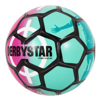 Derbystar Straatvoetbal Groen Zwart Roze