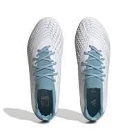 adidas Predator Accuracy.1 Parley Gras Voetbalschoenen (FG) Wit Lichtblauw
