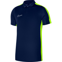 Nike Dri-FIT Academy 23 Polo Trainingsset Donkerblauw Geel Wit