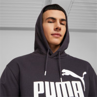 PUMA Power College Block Fleece Hooded Trainingspak Zwart Grijs