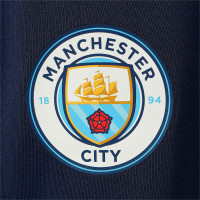 PUMA Manchester City Pre-Match Trainingsbroek 2022-2023 Donkerblauw Wit