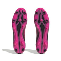 adidas X Speedportal.2 Gras Voetbalschoenen (FG) Roze Zwart Wit
