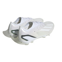 adidas X Speedportal.1 Gras Voetbalschoenen (FG) Wit Metallic Zwart