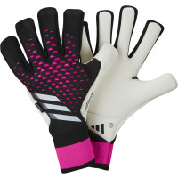 adidas Predator Pro Fingersave Keepershandschoenen Zwart Wit Roze