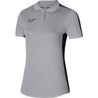 Nike Dri-Fit Academy 23 Polo Dames Grijs Zwart Wit