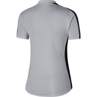 Nike Dri-Fit Academy 23 Polo Dames Grijs Zwart Wit