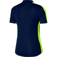 Nike Dri-Fit Academy 23 Polo Dames Donkerblauw Geel Wit