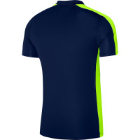 Nike Dri-FIT Academy 23 Polo Kids Donkerblauw Geel Wit