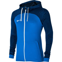 Nike Strike 23 Hooded Trainingsjack Blauw Donkerblauw Wit