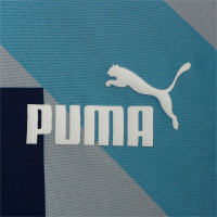 PUMA Manchester City Pre-Match Trainingsjack 2022-2023 Grijs Donkerblauw