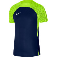 Nike Dri-Fit Strike 23 Trainingsshirt Donkerblauw Geel Wit