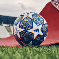 adidas UEFA Champions League Pro Voetbal Blauw Wit Geel Goud
