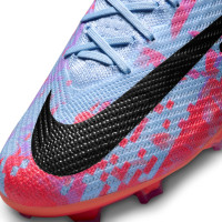 Nike Zoom Mercurial Superfly 9 Elite MDS Gras Voetbalschoenen (FG) Blauw Paars Roze