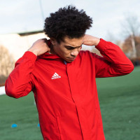 adidas Entrada 22 All-Weather Jacket Red White