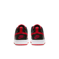 Nike Court Borough Low 2 Sneakers Kids Zwart Rood Wit