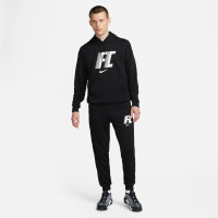 Nike F.C. Fleece Hoodie Zwart Wit