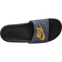 Nike Benassi JDI Slippers Zwart Geel