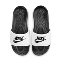 Nike Victori One Slippers Zwart Wit Zwart