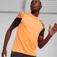 PUMA individualCUP Trainingsshirt Oranje Zwart Lichtblauw
