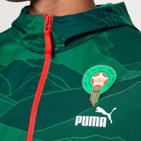 PUMA Marokko Graphic Woven Hoodie 2022-2024 Groen