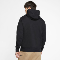 Nike Sportswear Club Fleece Hoodie Black White