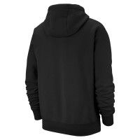 Nike Sportswear Club Fleece Hoodie Black White