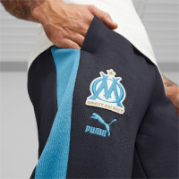 PUMA Olympique Marseille FtblHeritage Trainingsbroek 2022-2023 Donkerblauw