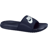 Nike Benassi JDI Slippers Donkerblauw Wit