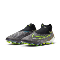 Nike Phantom GX Elite Link Dynamic Fit Gras Voetbalschoenen (FG) Zwart Felgeel Multicolor
