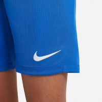 Nike Dri-FIT Park III Kids Blue Football Shorts