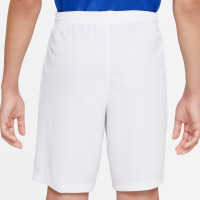 Nike Dri-FIT Park III Kids Football Shorts White Blue