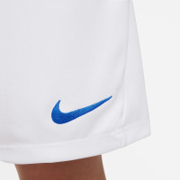 Nike Dri-FIT Park III Kids Football Shorts White Blue