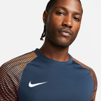 Nike Dri-Fit Academy Trainingsshirt Donkerblauw Oranje