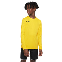 Nike Park VII Voetbalshirt Lange Mouwen Dri-Fit Kids Geel Zwart