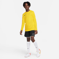 Nike Park VII Voetbalshirt Lange Mouwen Dri-Fit Kids Geel Zwart