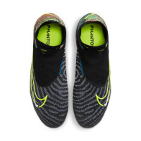 Nike Phantom GX Elite Link Dynamic Fit IJzeren-Nop Voetbalschoenen (SG) Anti-Clog Zwart Felgeel Multicolor