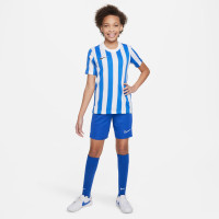 Nike Striped Division IV Voetbalshirt Kids Wit Blauw