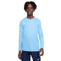 Nike Dry Park VII Voetbalshirt Lange Mouwen Kids Lichtblauw